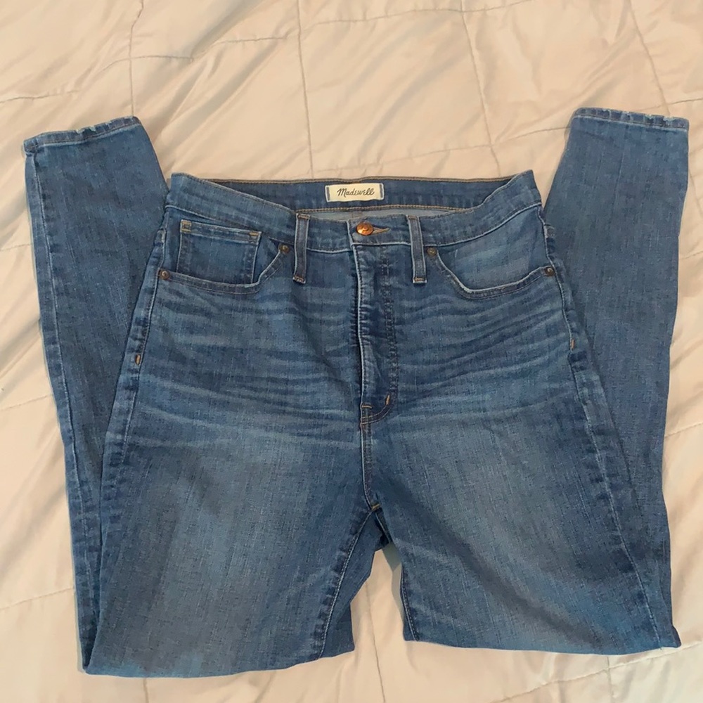 Madewell 11” high-rise skinny jeans 29
